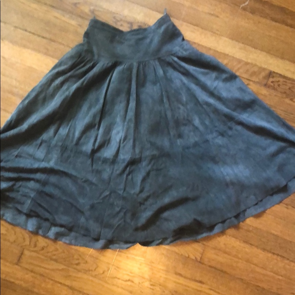 Beged-Or 1960s Vintage Flair Suede Skirt